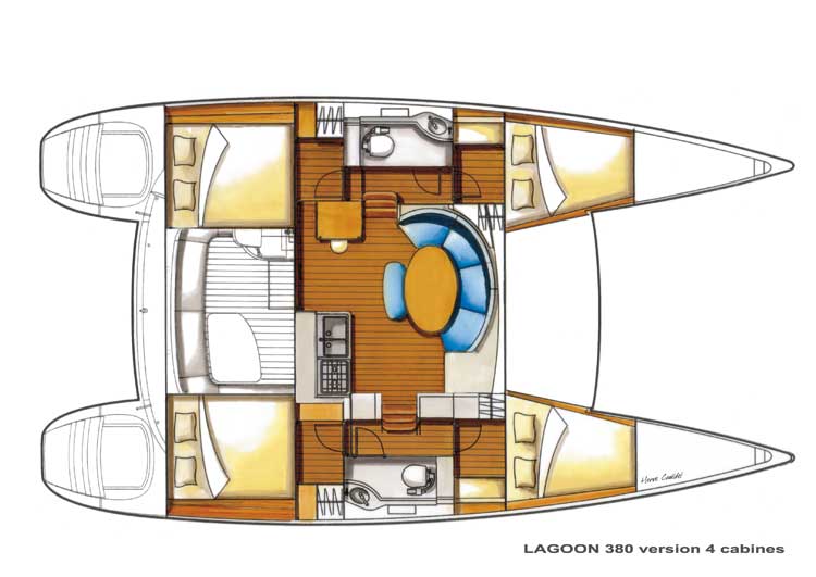 Le nostre imbarcazioni, il layout